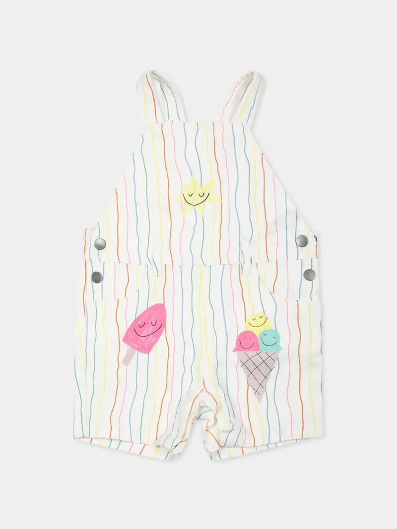 SALOPETTE A RIGHE CON GELATI STELLA MCCARTNEY