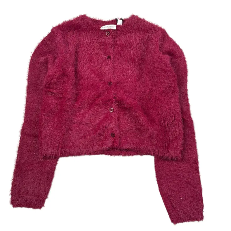 Sarabanda Cardigan tinta unita Viola per Neonata