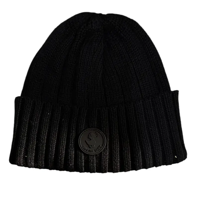 Save The Duck Cappello tinta unita con Logo Blu per Bambina