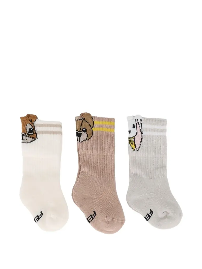 Set calzini da neonato Fendi Kids