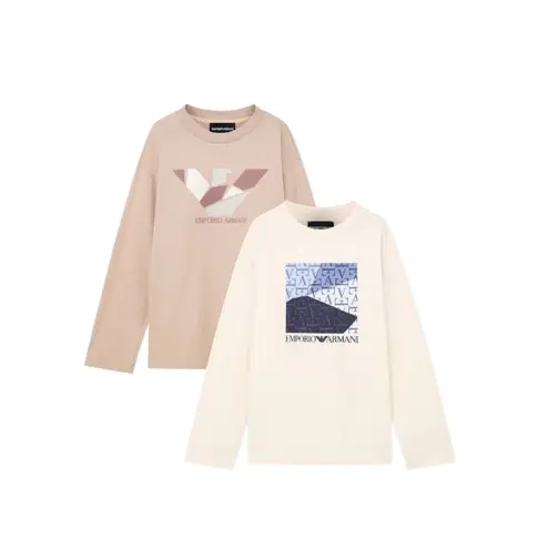 Set di T-shirt a maniche lunghe