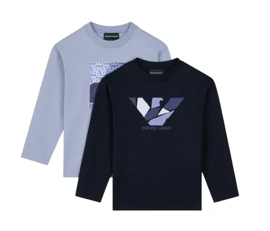 Set di T-shirt a maniche lunghe