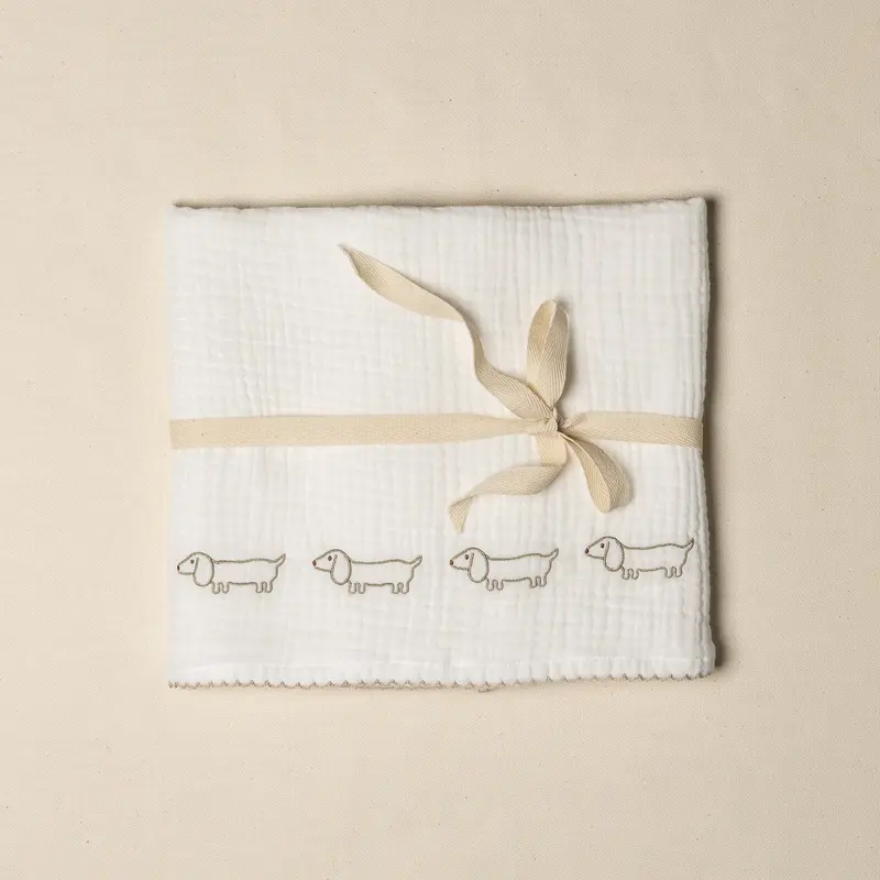 SET LENZUOLA RICAMATE - PUPPY