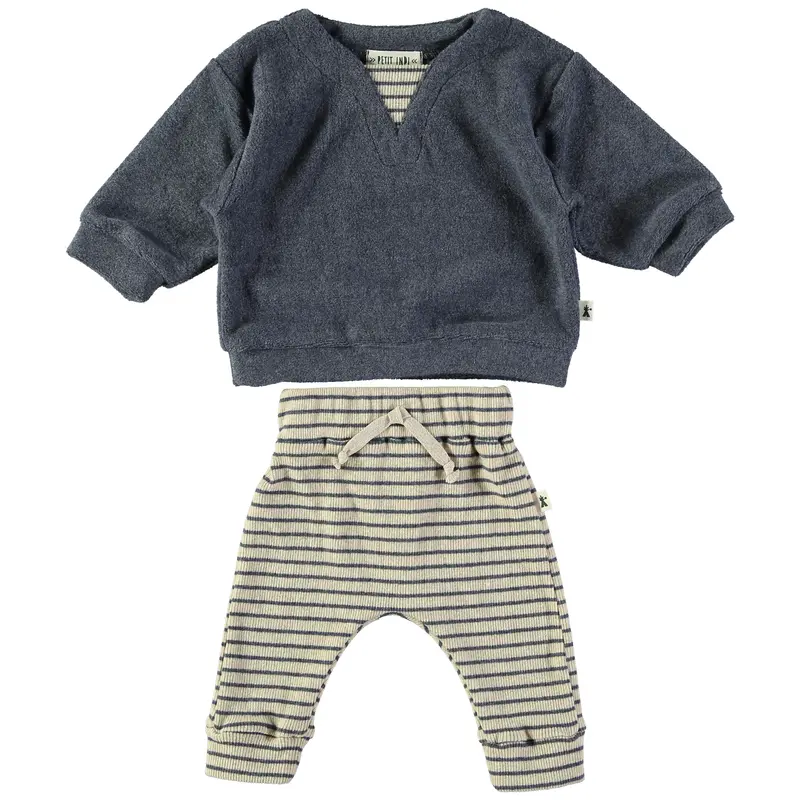 Set Maglia e Pantalone in Caldo Cotone | PETIT INDI
