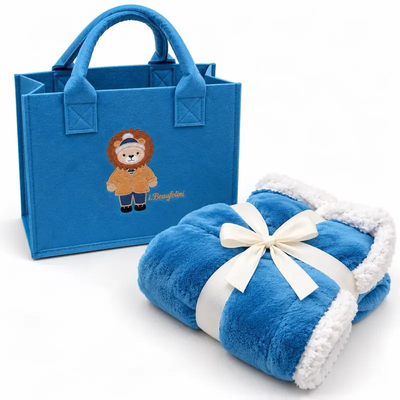 Set regalo Borsa con copertina Carrozzina in Coral - Batuffolini
