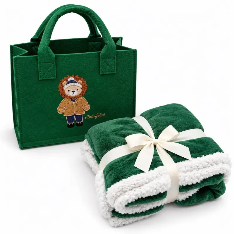 Set regalo Borsa con copertina Lettino in Coral - Batuffolini