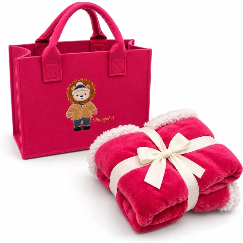 Set regalo Borsa con copertina Lettino in Coral - Batuffolini