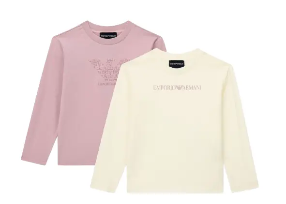 Set T-shirt a maniche lunghe