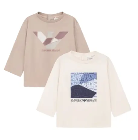 Set T-shirt in jersey di cotone