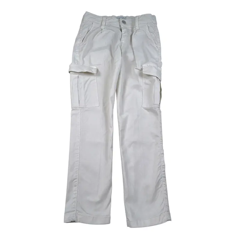 Shako' Pantalone tinta unita con Girovita Regolabile Bianco per Bambino