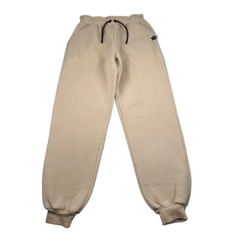 Shopart Pantalone Tuta tinta unita Beige per Bambina
