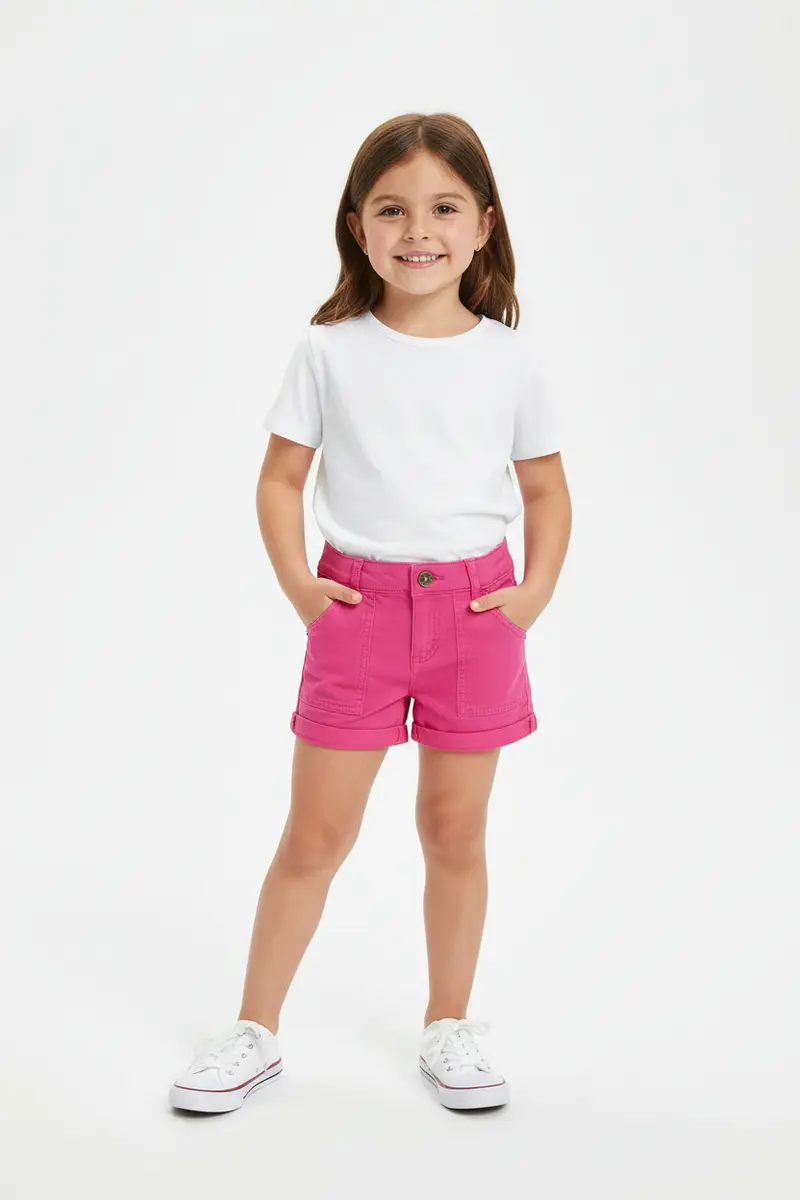 SHORT IN GABARDINE