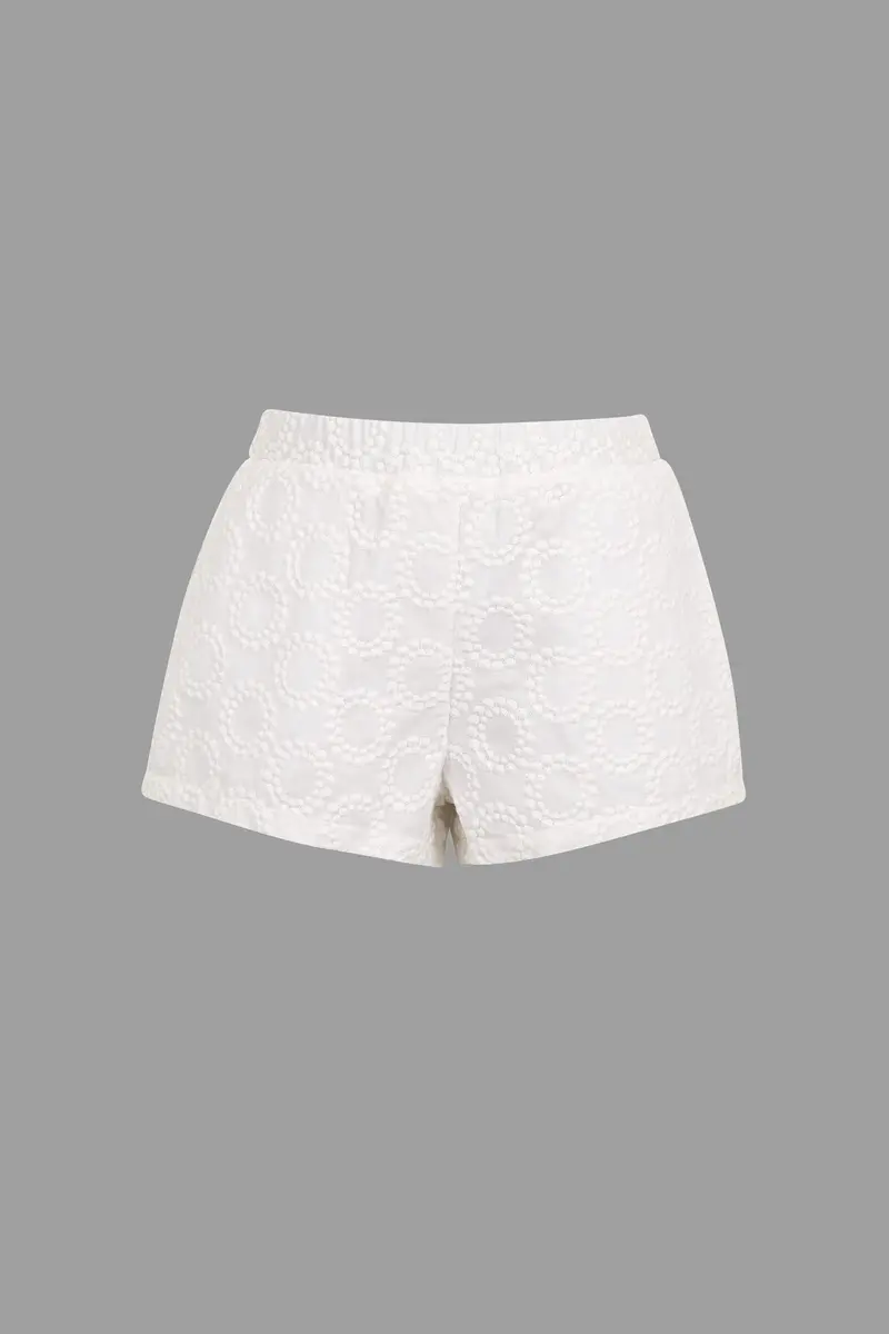 SHORTS BIANCO CON FANTASIA DOUUOD