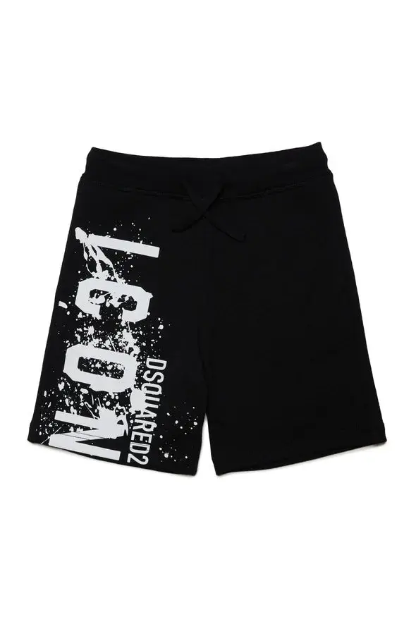 SHORTS CON GRAFICA ICON SPLATTER