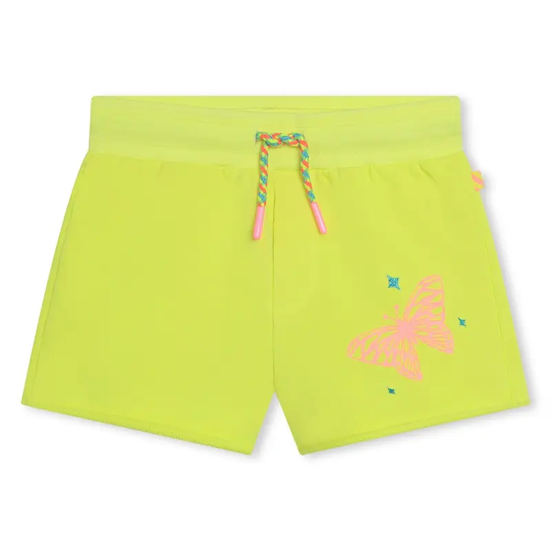 SHORTS GIALLO IN FELPA DI COTONE BILLIEBLUSH