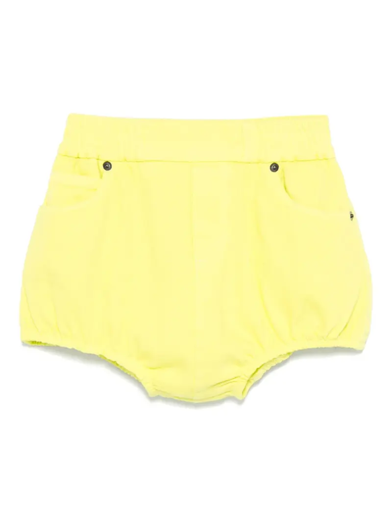SHORTS IN DENIM LIME DOUUOD