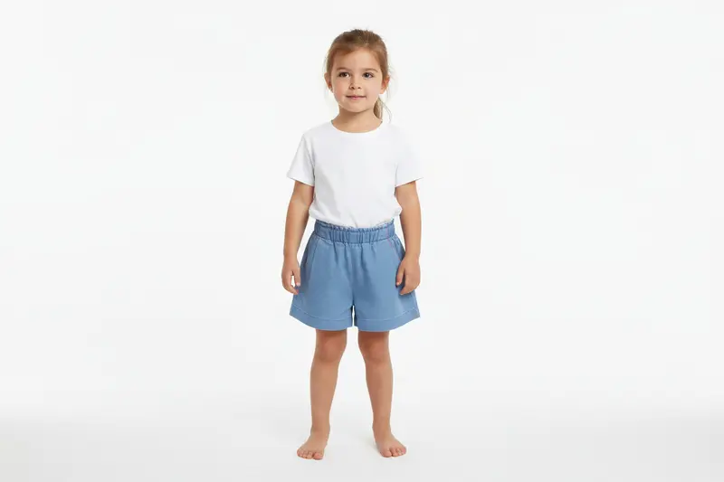 SHORTS IN DENIM