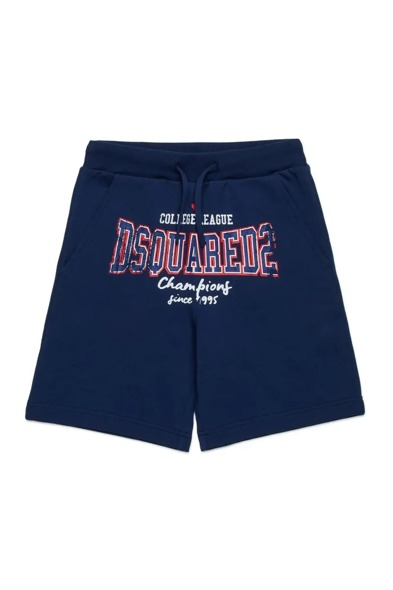 SHORTS IN FELPA BLU DSQUARED2