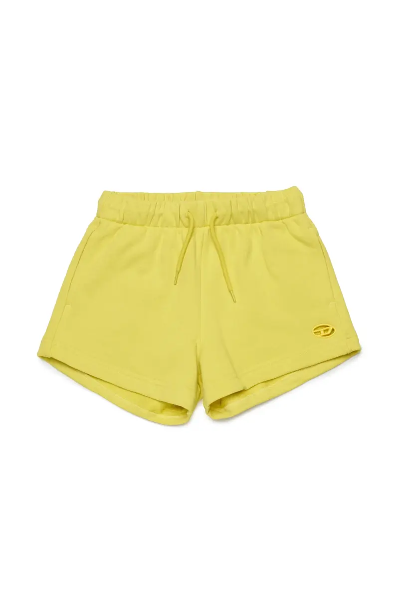 SHORTS IN FELPA GIALLO DIESEL