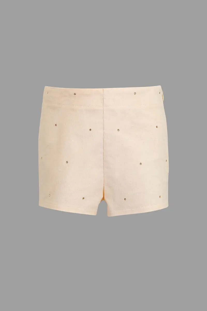 SHORTS PANNA CON STRASS DOUUOD