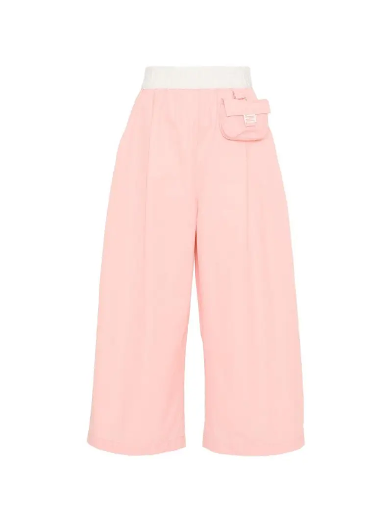 Shorts per bambina Fendi Kids con pouch