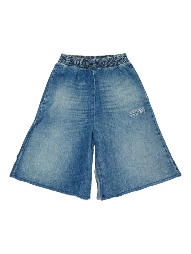 Shorts per bambina Maison Margiela Kids in jeans