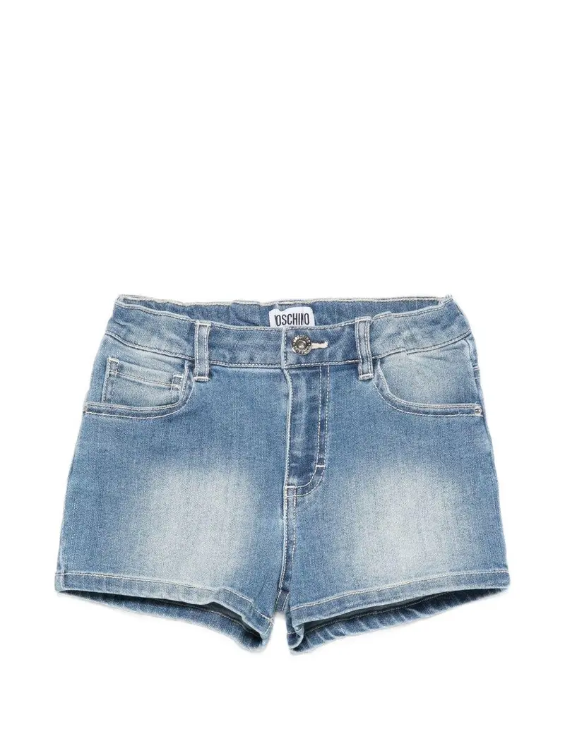 Shorts per bambina Moschino Kids in jeans