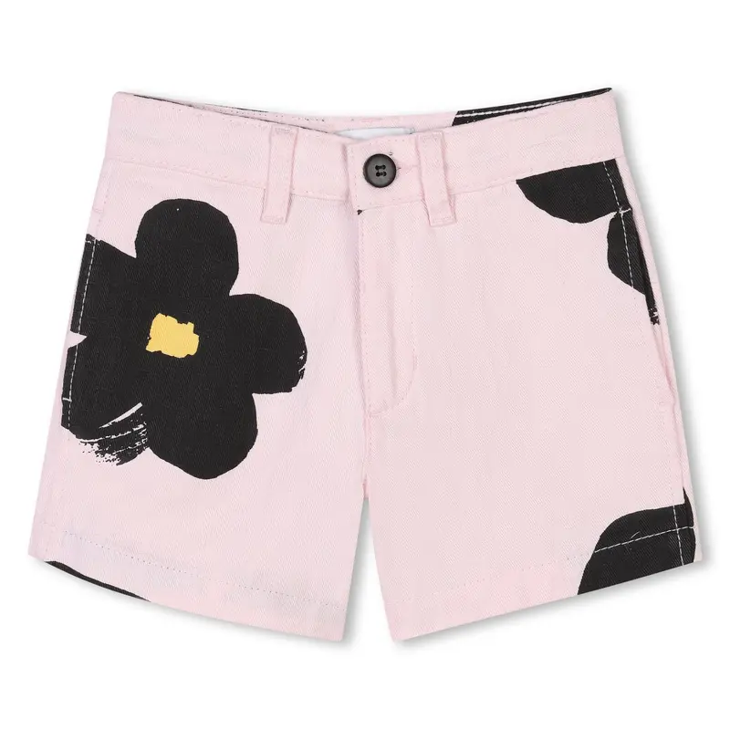 SHORTS ROSA CON MARGHERITE NERE MARC JACOBS