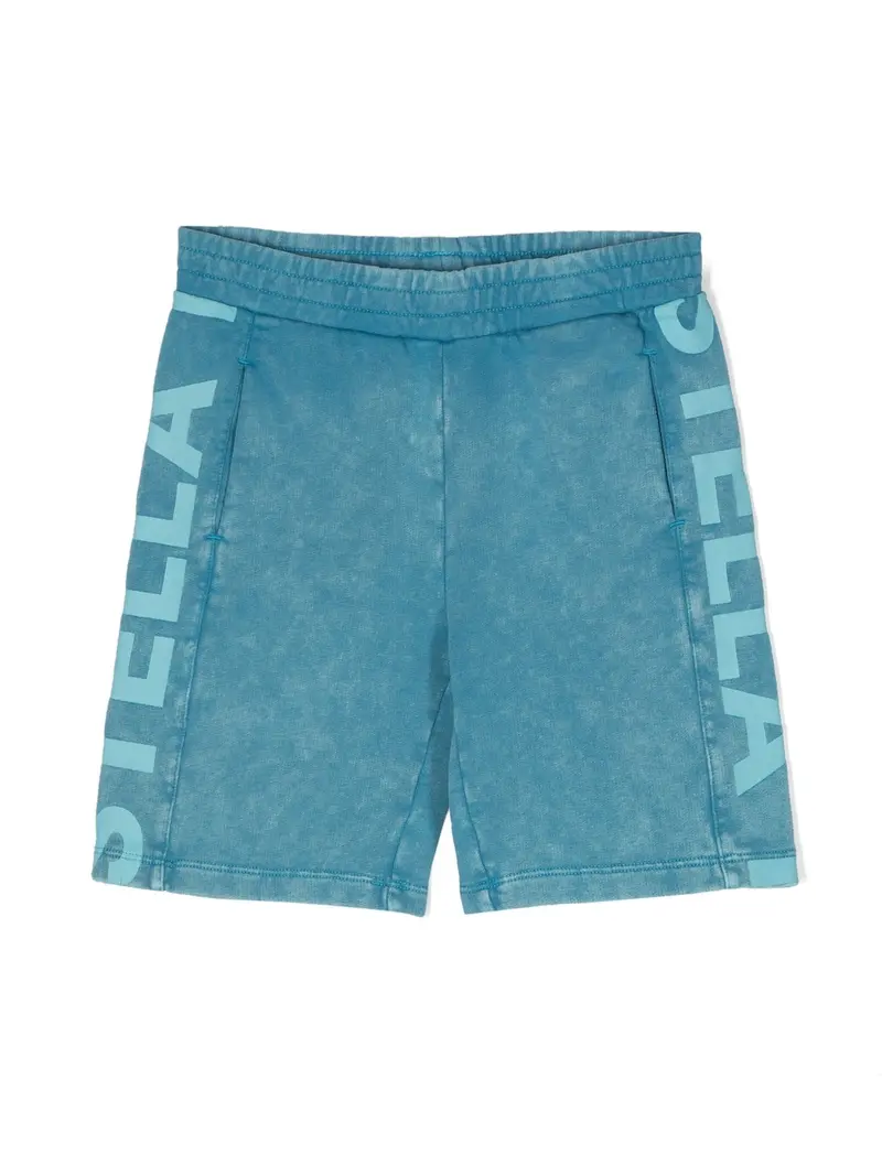 SHORTS SPORTIVO CELESTE STELLA MCCARTNEY
