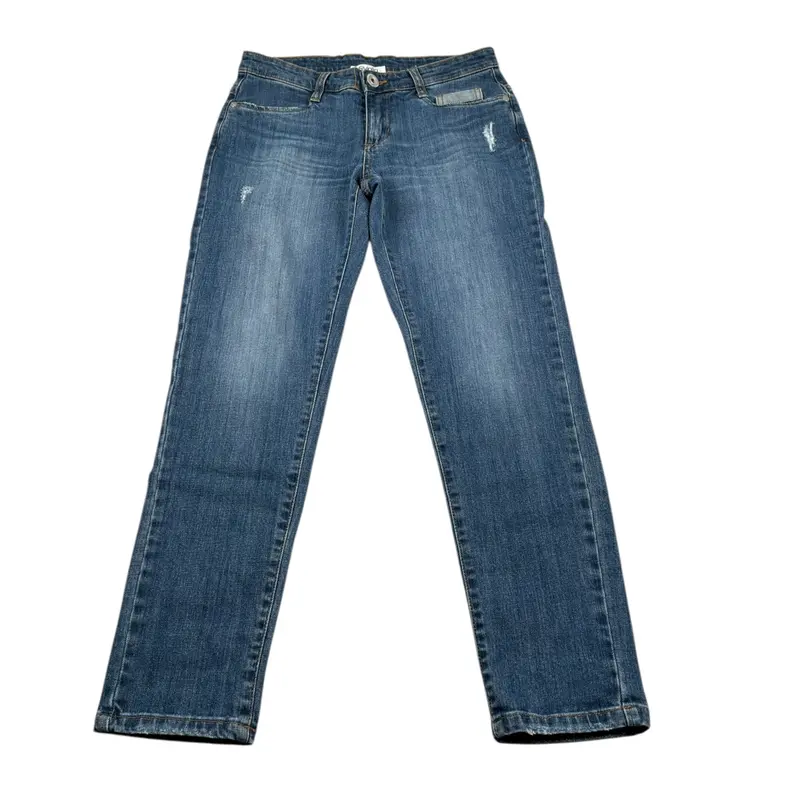 Siviglia Jeans tinta unita con 5 Tasche Blu per Bambino