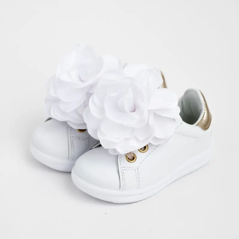 SNEAKERS BABY CON FIORE
