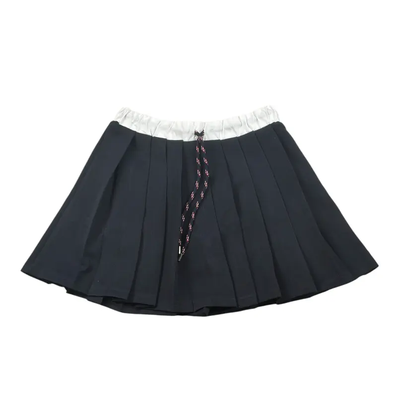 So Twee By Miss Grant Gonna tinta unita con Elastico In Vita Blu per Bambina