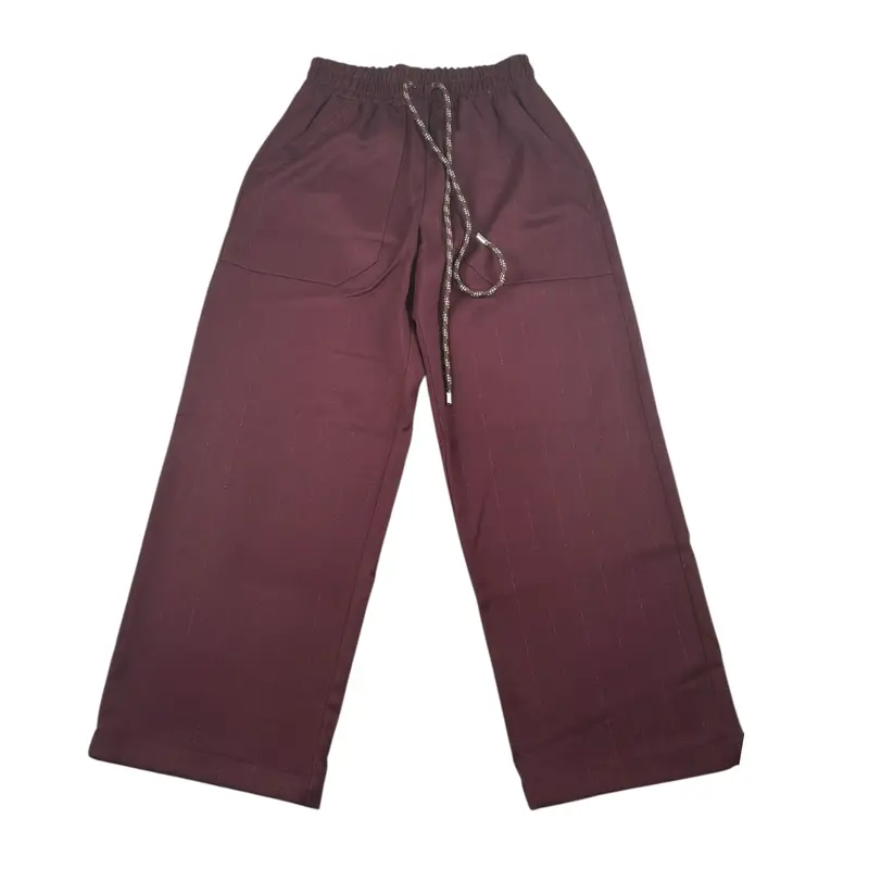 So Twee By Miss Grant Pantalone tinta unita Modello Palazzo Bordeaux per Bambina