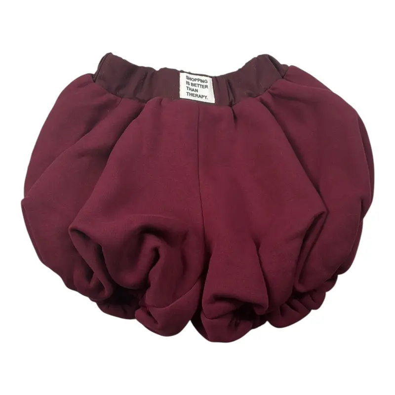 So Twee By Miss Grant Short tinta unita con Elastico In Vita Bordeaux per Bambina