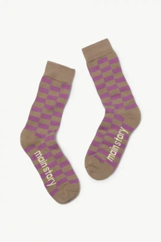 Sock - Clay