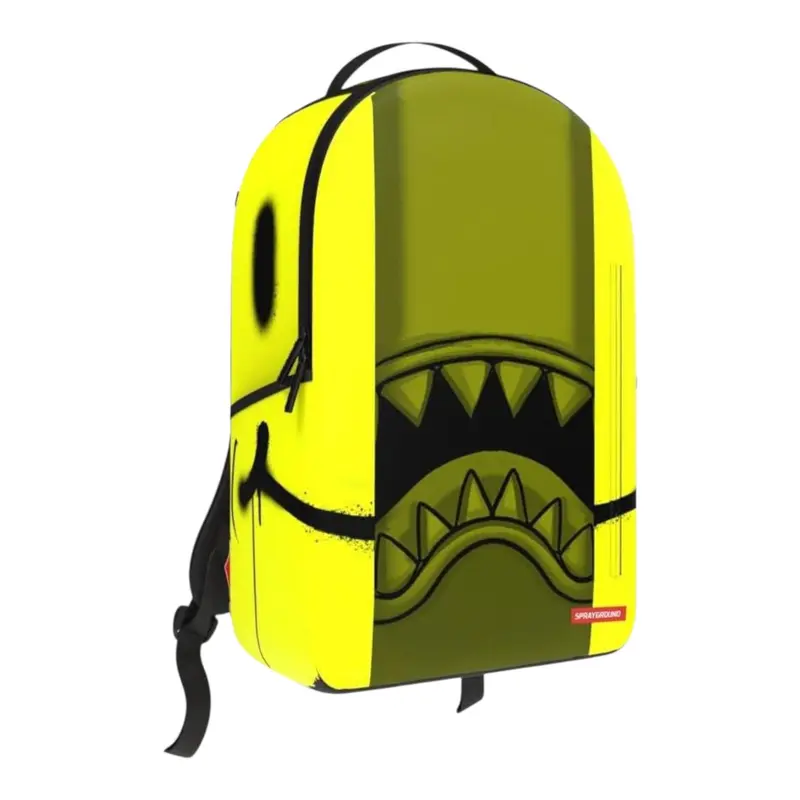 Sprayground Zaino tinta unita con Logo Giallo per Bambino