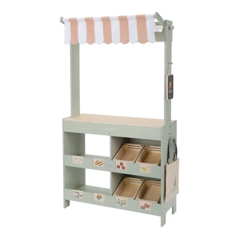 Stand del mercatino in legno