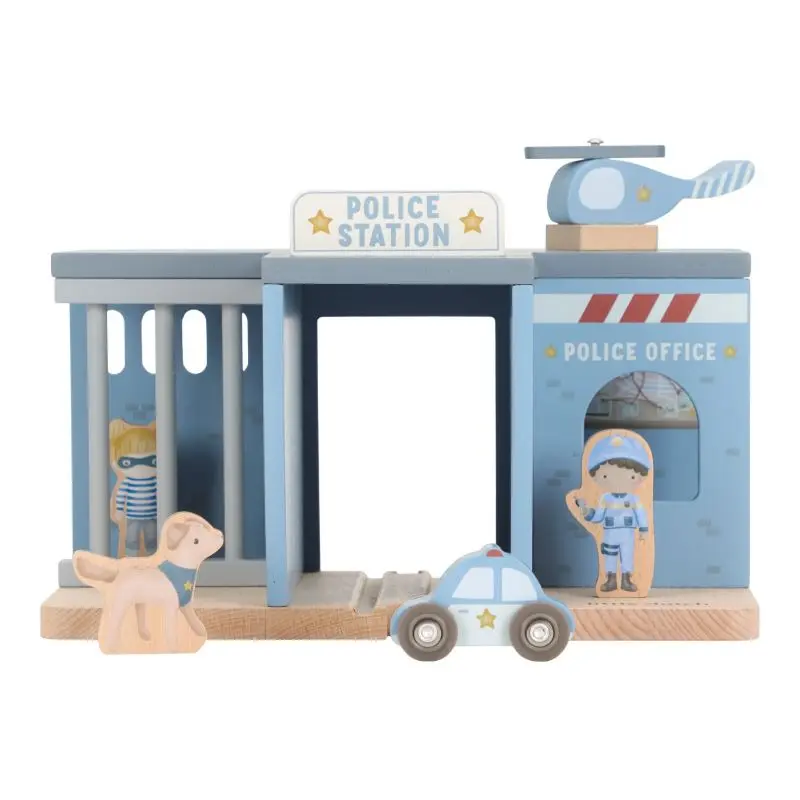 Stazione polizia in legno