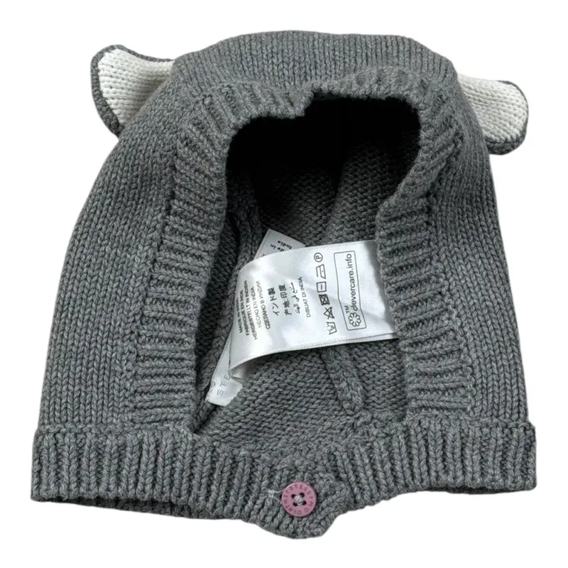Stella Mccartney Cappello tinta unita Grigio per Neonata