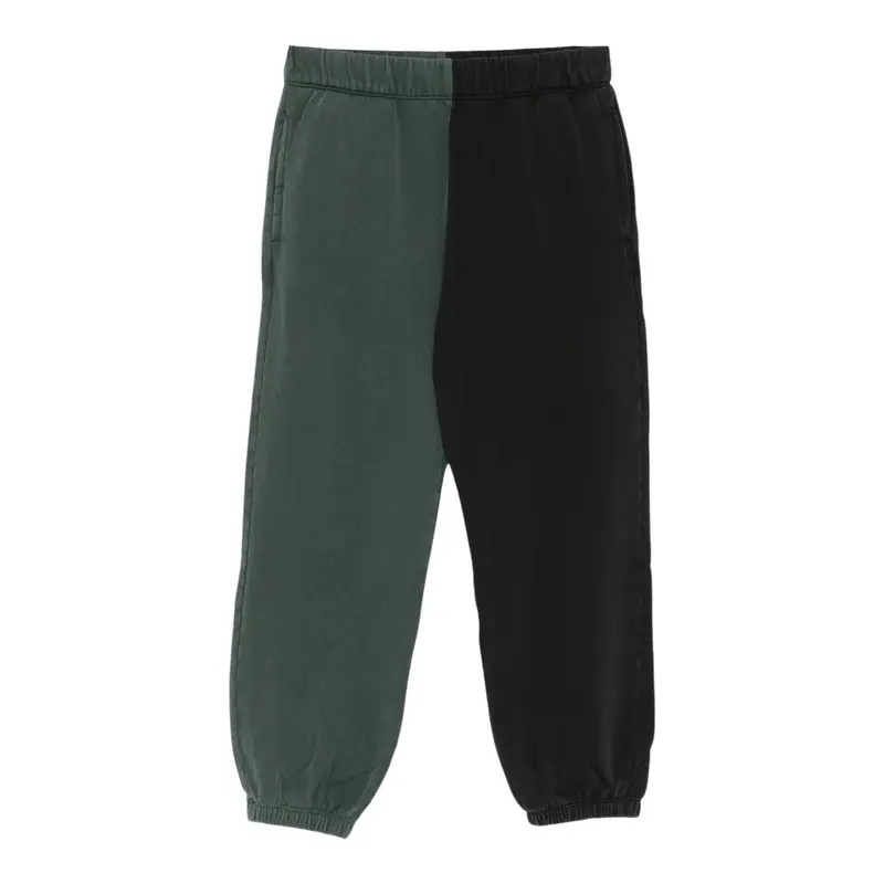 Stella Mccartney Pantalone Tuta Bicolore Verde/Nero per Bambino
