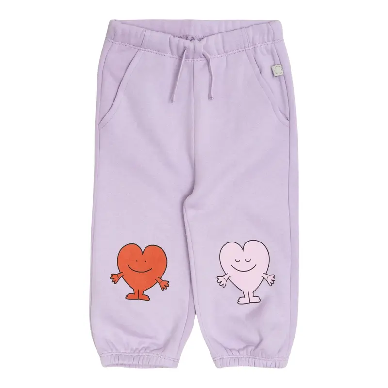 Stella Mccartney Pantalone Tuta tinta unita con Stampe Lilla per Neonata