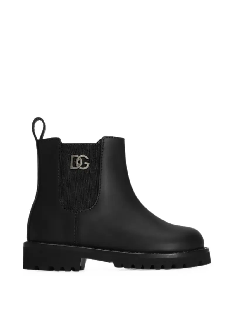 Stivaletti per bambina Dolce & Gabbana Kids in pelle