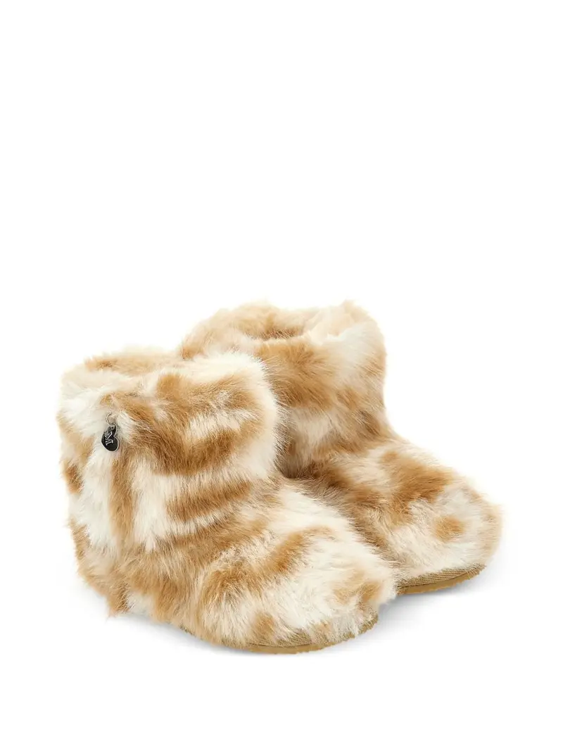 Stivaletti per neonata Monnalisa peluche