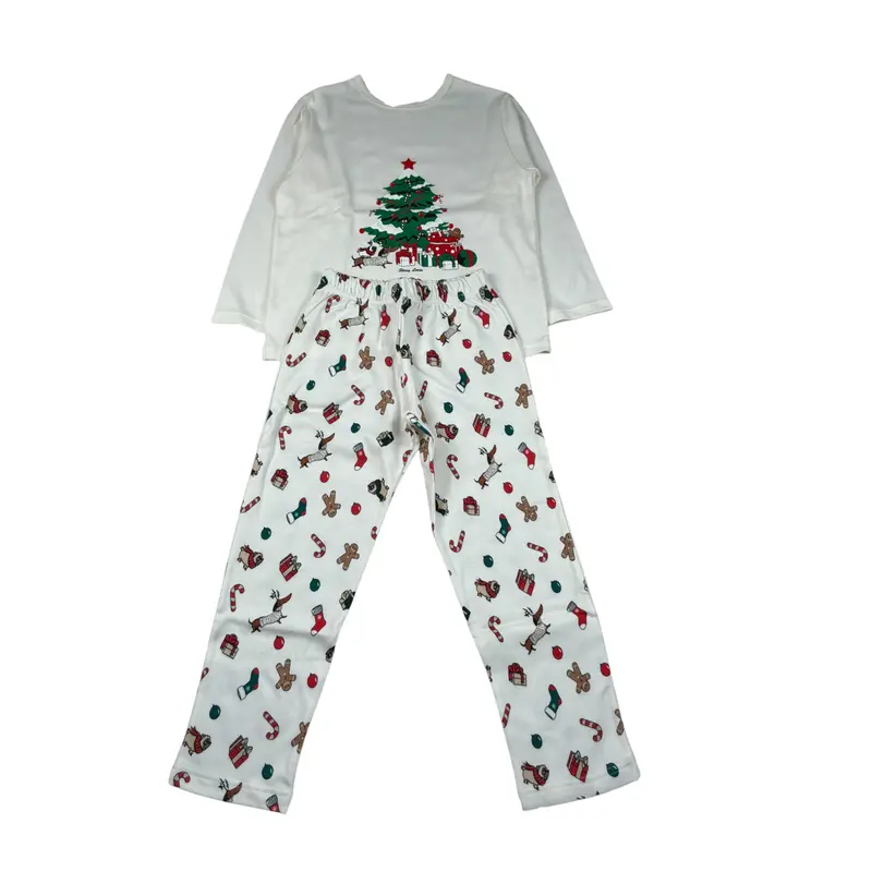 Story Loris Pigiama 2 Pezzi Shirt-Pantalone Bianco per Bambino
