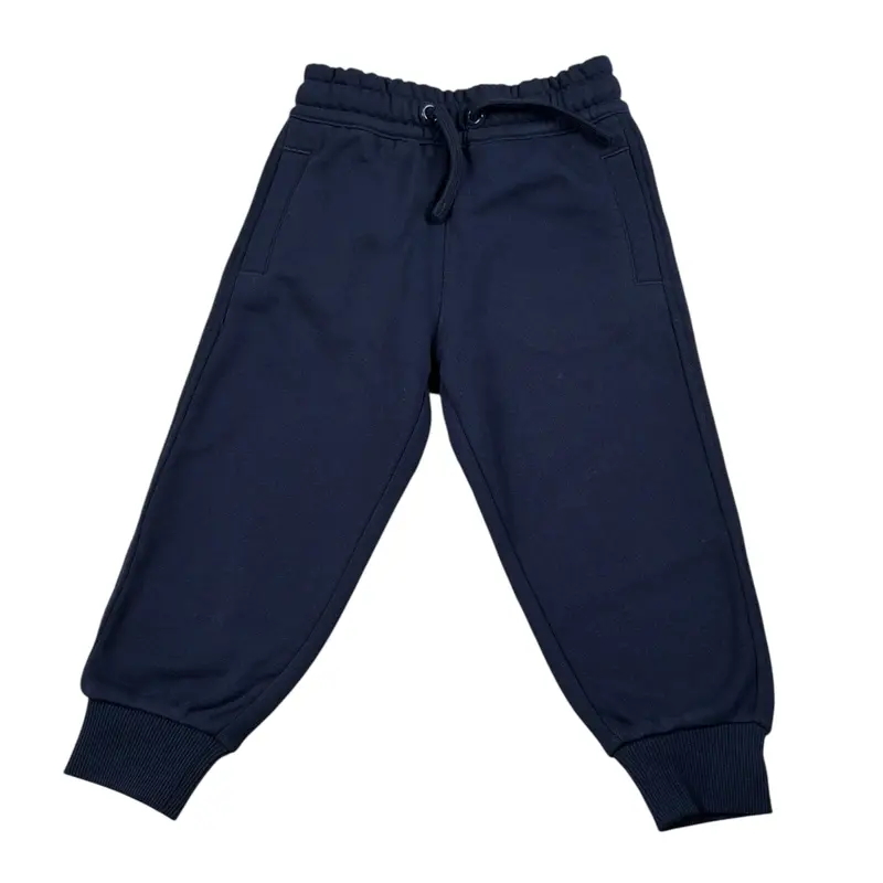 Sun68 Pantalone Modello Tuta tinta unita con Logo Blu per Neonato