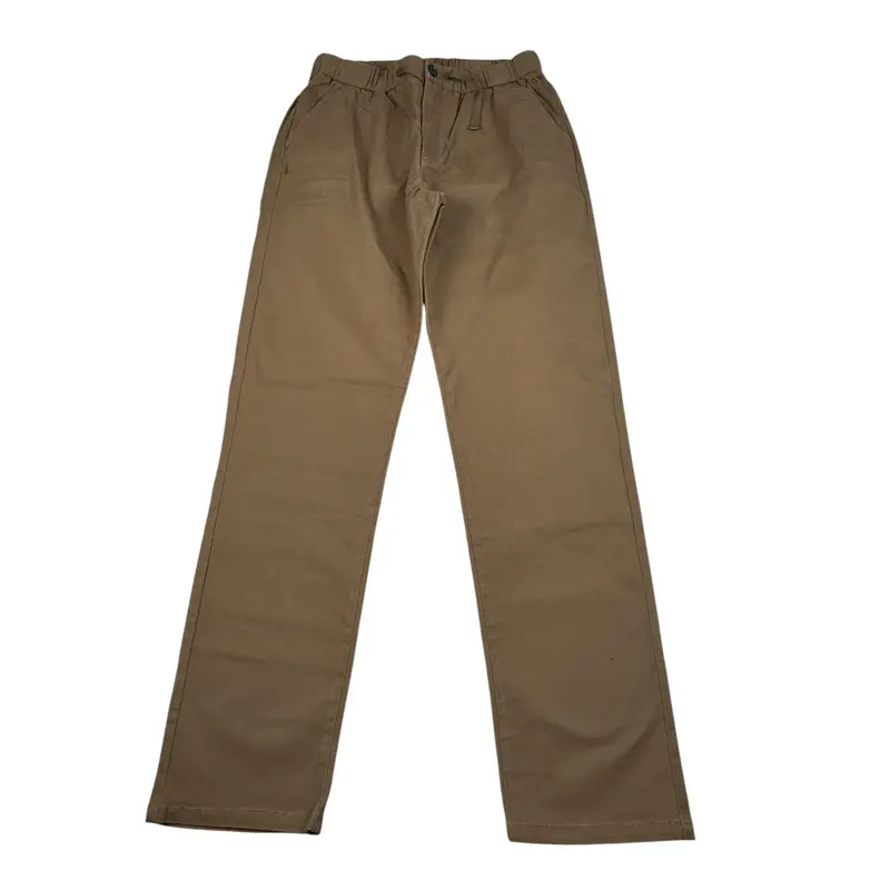 Sun68 Pantalone tinta unita con Elastico In Vita Fango per Bambino