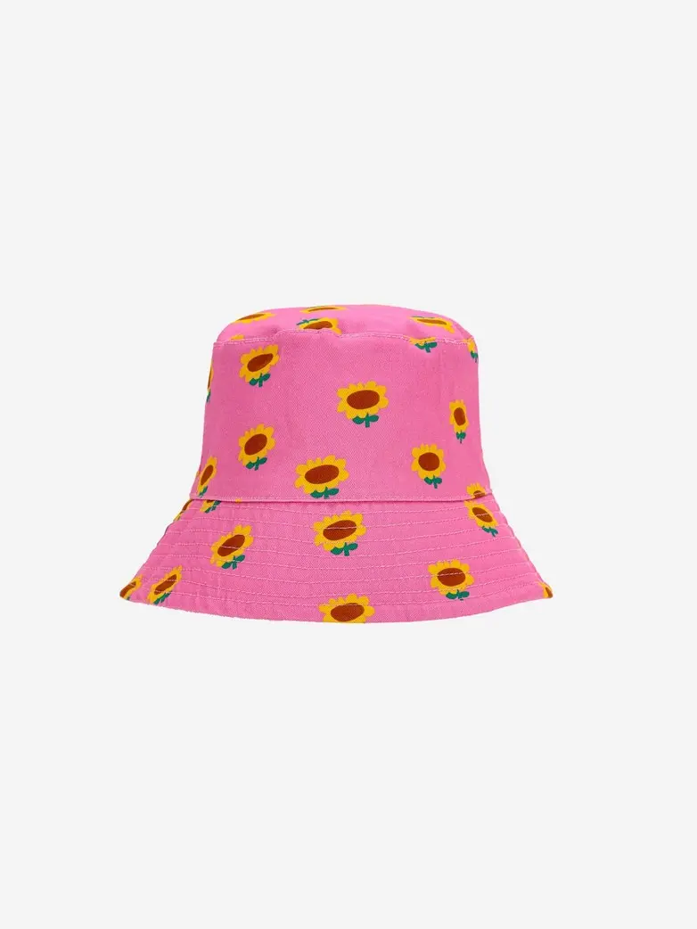 Sunflower all over reversible hat