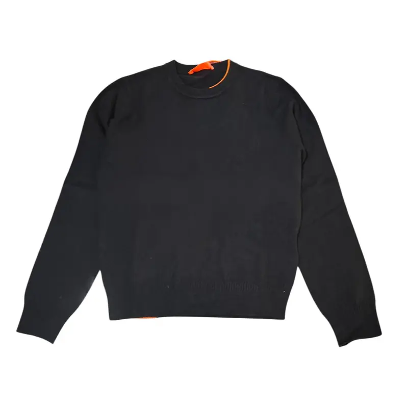 Suns Maglia Girocollo tinta unita Nero per Bambino