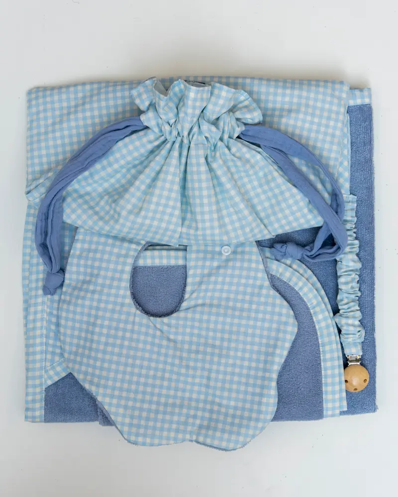 Super Set Regalo Nascita Bimbo - Bamboo Polvere