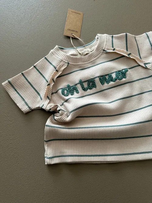 T-SHIRT A COSTINE "OH LA MER" | Guapoo | PE25